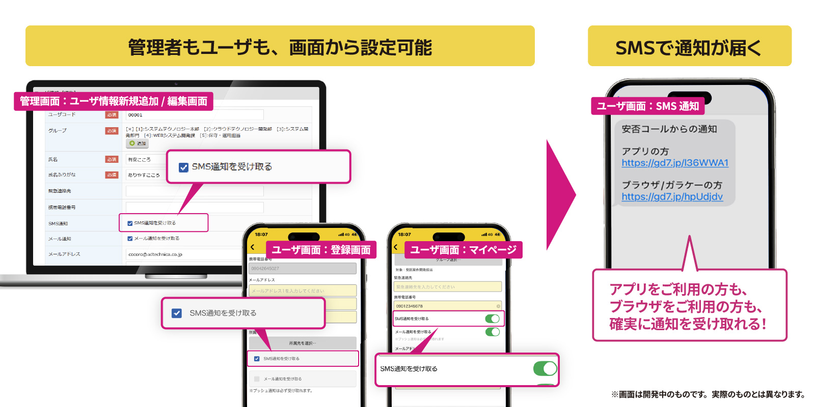 安否コール、～誰にでもすぐ届く～新機能「SMS Alert」誕生 「6割以上